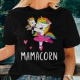 Mamacorn Unicorn Mama Ballerina Women T-shirt Gifts for Her