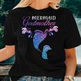 Womens Mermaid Godmother Mermaid Birthday Party Shirt Women T-shirt Gifts for Her