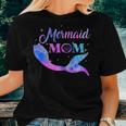 Womens Mermaid Mom Birthday Mermaid First Time Mommy New Mom Shirt Women T-shirt Gifts for Her