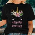 Mom Of The Birthday Girl Shirt Unicorn Mommy Shirt Women T-shirt Gifts for Her