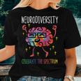 Neurodiversity Brain Autism Awareness Asd Adhd Men Women Kid Women T-shirt Gifts for Her