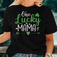 One Lucky Mama Shirt St Patricks Day Mom Women T-shirt Gifts for Her