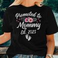 Promoted To Mommy Est 2023 New Mom First Mommy Women T-shirt Gifts for Her