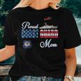Proud Coast Guard Mom US Coast Guard Veteran Military Women T-shirt Gifts for Her