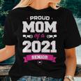 Proud Mom Of A Class Of 2021 Senior Mother Graduation Women T-shirt Gifts for Her