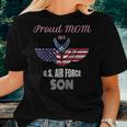 Proud Mom Of Us Air Force Veteran Patriotic Military Mother Women T-shirt Gifts for Her