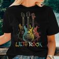 Lets Rock Rock N Roll Guitar Retro Graphic For Men Women Women T-shirt Gifts for Her