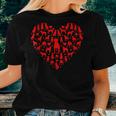 Rottweilers Hearts Love Dog Lover Men Women Valentines Day V2 Women T-shirt Gifts for Her