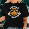 Schools Out For Summer Last Day Of School Smile Teacher Life Women T-shirt Gifts for Her