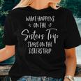 Sisters Weekend Getaway Girls Trip 2023 Women T-shirt Gifts for Her