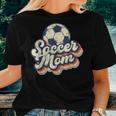 Soccer Mom Soccer Ball Retro Vintage Mom Life Women T-shirt Gifts for Her