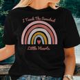 I Teach The Sweetest Little Hearts Rainbow Cute Couple Women T-shirt Gifts for Her
