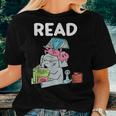 Teacher Library Read Book Club Piggie Elephant Pigeons V6 Women T-shirt Gifts for Her