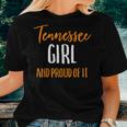 Tennessee Girl And Proud Of It Womens Football Vintage Women T-shirt Gifts for Her