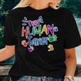Tiny Human Tamer Daycare Provider Shirt Teacher Women T-shirt Gifts for Her