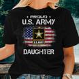 Us Army Proud Daughter - Proud Daughter Of A Us Army Veteran Women T-shirt Gifts for Her