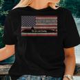 Uss City Of Corpus Christi Ssn-705 Submarine American Flag Women T-shirt Gifts for Her