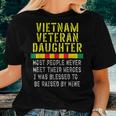 Vietnam Veteran Daughter Raised By My Hero War Veterans Women T-shirt Gifts for Her