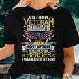 Vietnam Veteran Granddaughter Raised By My Hero Veteran V2 Women T-shirt Gifts for Her