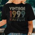 Vintage 1999 22Thbirthday Gift Ideas Men Women Him Her Women T-shirt Gifts for Her