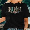 Western Rodeo Christian Faith & Cross Horse Girl Women T-shirt Gifts for Her