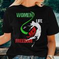 Womens Woman Life Freedom Zan Zendegi Azadi Iran Freedom Women T-shirt Gifts for Her