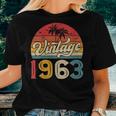 Womens Funny 60 Years Old Vintage 1963 Men And Women 60Th Birthday Women T-shirt Gifts for Her