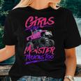 Womens Monster Truck Girls Like Monster Trucks Too Women T-shirt Gifts for Her
