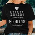 Yiayia Is My Name Yiayia For Greece Greek Grandma Women T-shirt Gifts for Her