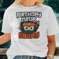 Birthday Ninja Squad Siblings Team Mom Dad Crew Red Matching Women T-shirt Gifts for Her