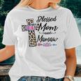 Blessed To Be Called Mom And Mamaw Grandma Women T-shirt Gifts for Her