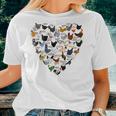 Chicken Heart Shape Country Farm Style Chicken Lover Women T-shirt Gifts for Her