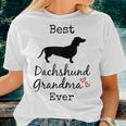 Dachshund Grandmother Gift Dachshund Grandma Best Ever Women T-shirt Gifts for Her