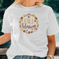 Fall Blessing Thanksgiving Women T-shirt Gifts for Her