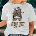 Field Day Teachers End School Field Day Squad Leopard Women T-shirt Gifts for Her