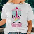 Kids Unicorn Going To Be A Big Sister SiblingsWomen T-shirt Gifts for Her