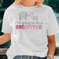 Kids Youth Big Sister Elephant Women T-shirt Gifts for Her