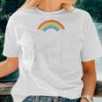 Lucky Mama With Rainbow For St Patricks Day Family Mom Women T-shirt Gifts for Her