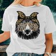 Mama Bear Leopard Bandana Sunglasses Women Girls Women T-shirt Gifts for Her