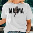 Mama Lightning Bolt Leopard Cheetah Print Women T-shirt Gifts for Her
