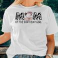 Mom Of The Birthday For Girl Cow Farm First Birthday Cow Women T-shirt Gifts for Her