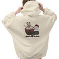 Christmas Have A Cup Of Cheer V2 Aesthetic Words Graphic Back Print Hoodie Gift For Teen Girls
