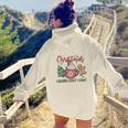 Christmas Calories Do Not Count Funny Christmas Aesthetic Words Graphic Back Print Hoodie Gift For Teen Girls