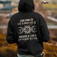 Witch - Im Going To Let Karma Fix It Because If I Fix It Men Graphic Hoodie Back Print Hooded Sweatshirt