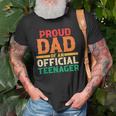 13Th Birthday 13 Years Old Proud Dad Of An Official Nager Old Men T-shirt Gifts for Old Men