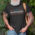 86451132020 Antitrump Military Veteran Style Distressed Old Men T-shirt Gifts for Old Men
