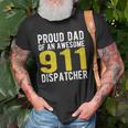 911 Dispatcher Dad Emergency Dispatcher 1St Responder Gift Old Men T-shirt Gifts for Old Men