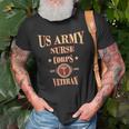 Army Nursing Army Nurse Veteran Military Nursing Gift Gift For Womens Old Men T-shirt Gifts for Old Men