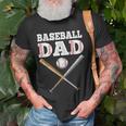 Baseball Lover For Father Baseball Dad Old Men T-shirt Gifts for Old Men