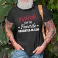Best Daughterinlaw From Motherinlaw Or Fatherinlaw Old Men T-shirt Gifts for Old Men